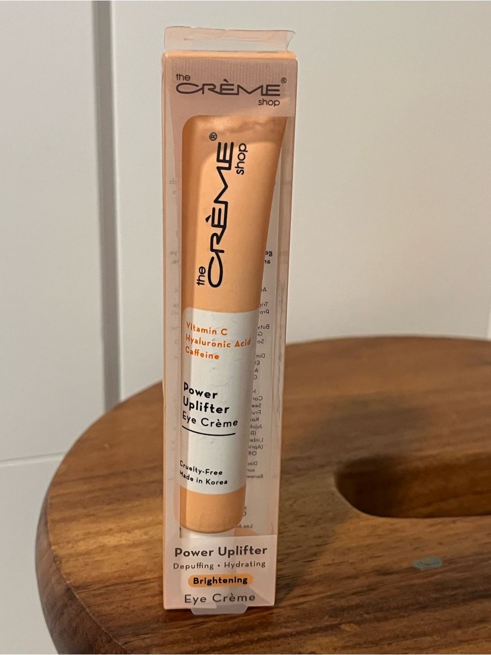 the Crème Shop Power Uplifter Eye Crème — Brightening